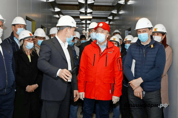 Андрей Назаров проинспектировал строительство инфекционной больницы в Уфимском районе