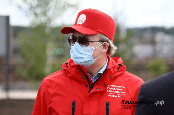 Андрей Назаров проинспектировал строительство инфекционной больницы в Уфимском районе