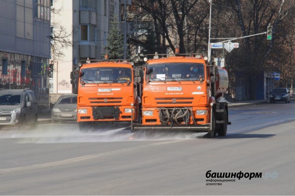 Опубликован список улиц Уфы, где пройдет дезинфекция в ночь на 2 мая