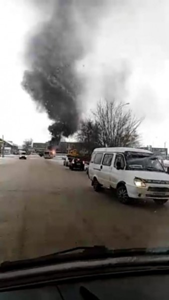 В Башкирии загорелся автобус с пассажирами (ВИДЕО) В Башкирии загорелся автобус с пассажирами (ВИДЕО)