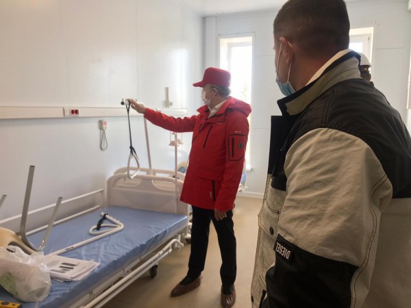 В Уфимском районе завершилось строительство нового инфекционного центра