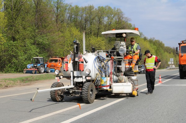 На нанесение дорожной разметки в Уфе выделено 144 миллиона
