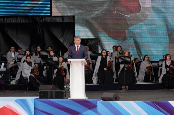 В Башкирии впервые прошел парад медицинских работников