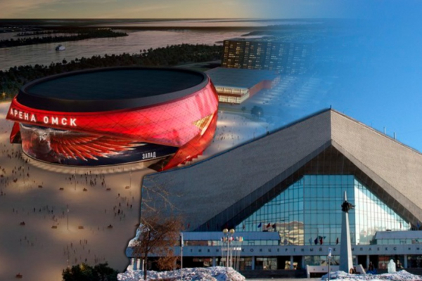 На каких аренах играли и сейчас играют команды КХЛ