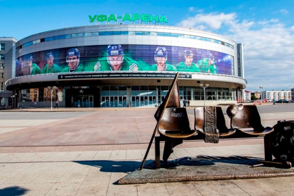 На каких аренах играли и сейчас играют команды КХЛ