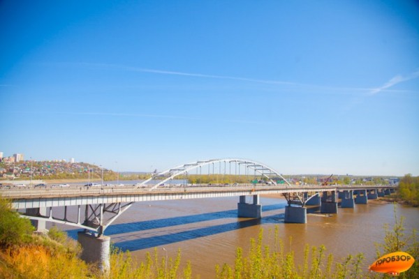В Уфе на Бельском мосту увеличат количество полос 