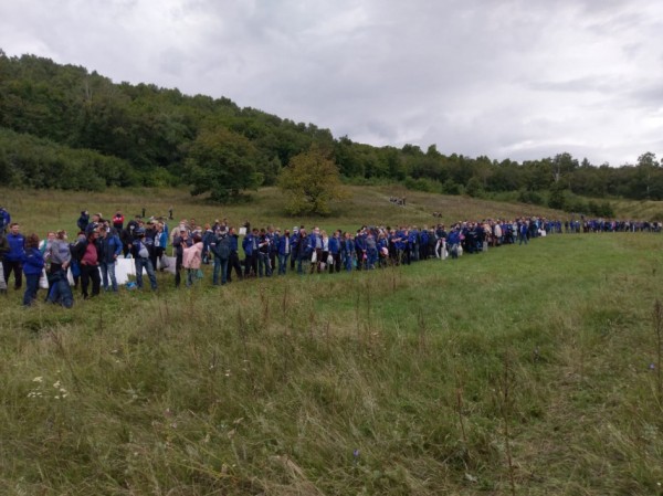 У шихана Куштау в Башкирии проходит флешмоб в поддержку БСК