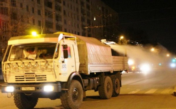 В столице Башкирии начали дезинфекцию школ В столице Башкирии начали дезинфекцию школ