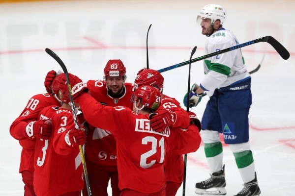 «Спартак» — «Салават» — 5:3, чемпионат КХЛ, сезон-2020/2021, отчёт о матче, видео