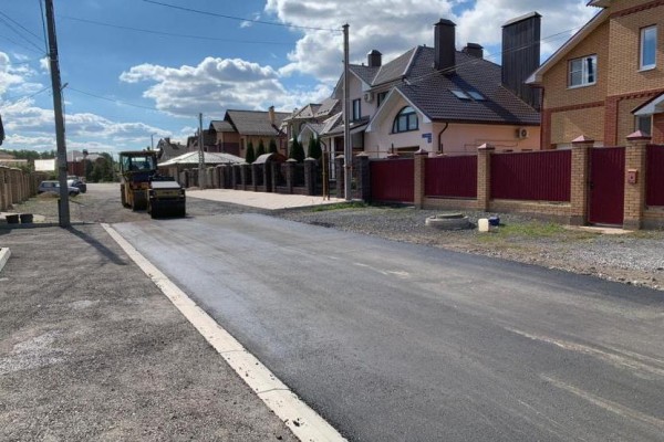 В Уфе улицу Коралловую асфальтируют по инициативе жителей