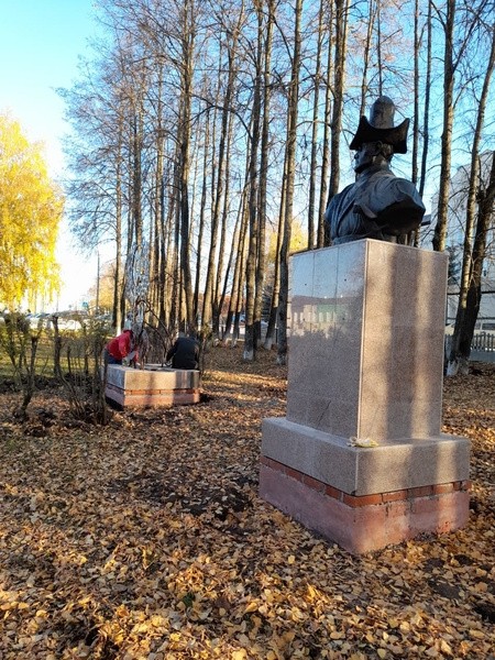 В Пермском крае установили бюст представителю гайнинских башкир Туктамышу Ижбулатову