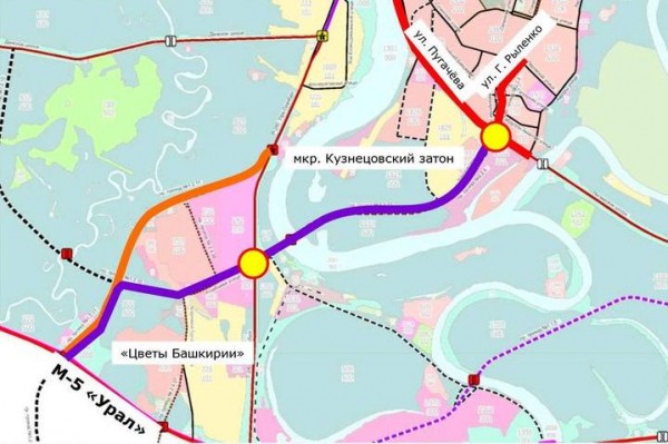 В Уфе проектируется новый выезд на трассу в аэропорт 