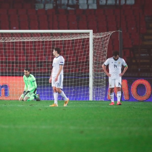 Сборная Сербии разгромила Россию в матче Лиги наций 