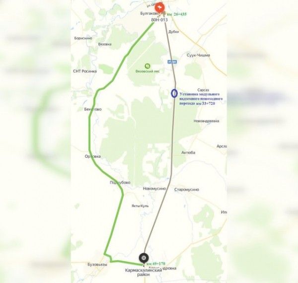 В Башкирии перекрыли трассу в сторону Оренбурга В Башкирии перекрыли трассу в сторону Оренбурга